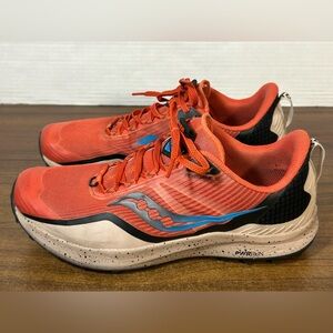 Saucony Peregrine 12 Mens Size 9.5 Color Clay/Loam Trail Running Shoes Athletic